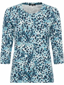 Olsen Shirts & Tops*Damen Shirt blau bedruckt