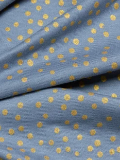 Marie Lund Shirts & Tops*Damen Shirt blau gold gepunktet