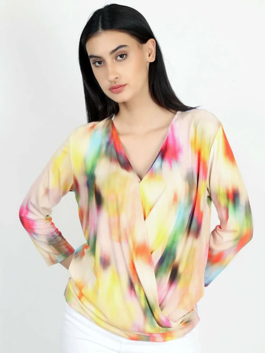 Vicci Germany Shirts & Tops*Damen Shirt mehrfarbig bedruckt