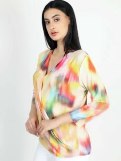 Vicci Germany Shirts & Tops*Damen Shirt mehrfarbig bedruckt