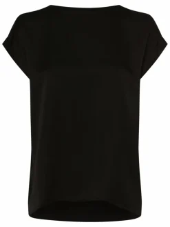 Vila Blusen*Damen Shirt - VIEllette schwarz uni