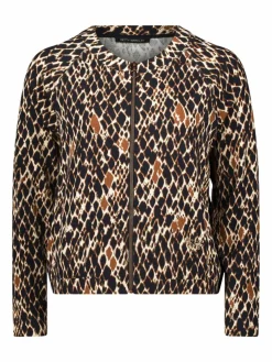 Betty Barclay Sweatshirts & Sweatjacken*Damen Shirtjacke marine mehrfarbig gemustert