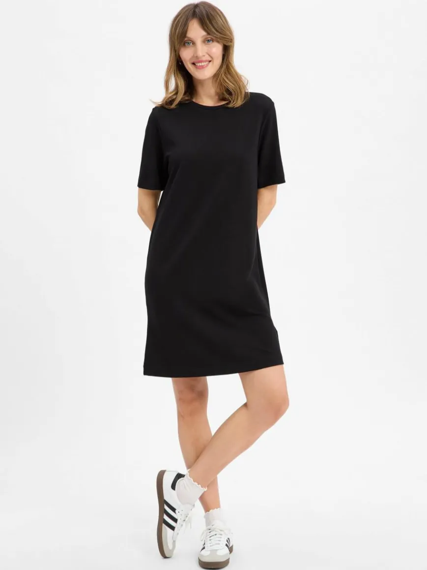 ARMEDANGELS Kleider*Damen Shirtkleid - MAARiliana schwarz uni