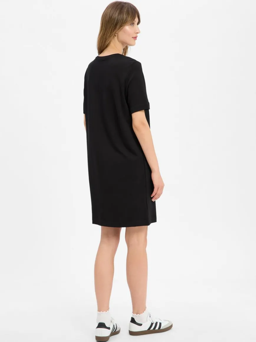 ARMEDANGELS Kleider*Damen Shirtkleid - MAARiliana schwarz uni