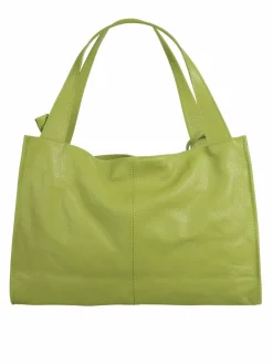 Cluty Taschen & Rucksäcke*Damen Shopper grün uni