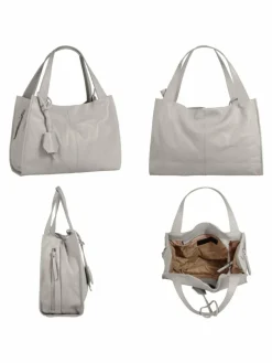 Cluty Taschen & Rucksäcke*Damen Shopper grau uni