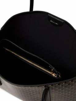 Calvin Klein Taschen & Rucksäcke*Damen Shopper schwarz sand gemustert