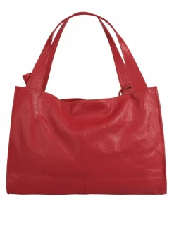 Cluty Taschen & Rucksäcke*Damen Shopper rot uni