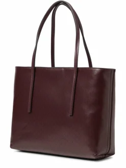 Calvin Klein Taschen & Rucksäcke*Damen Shopper aubergine schwarz gemustert