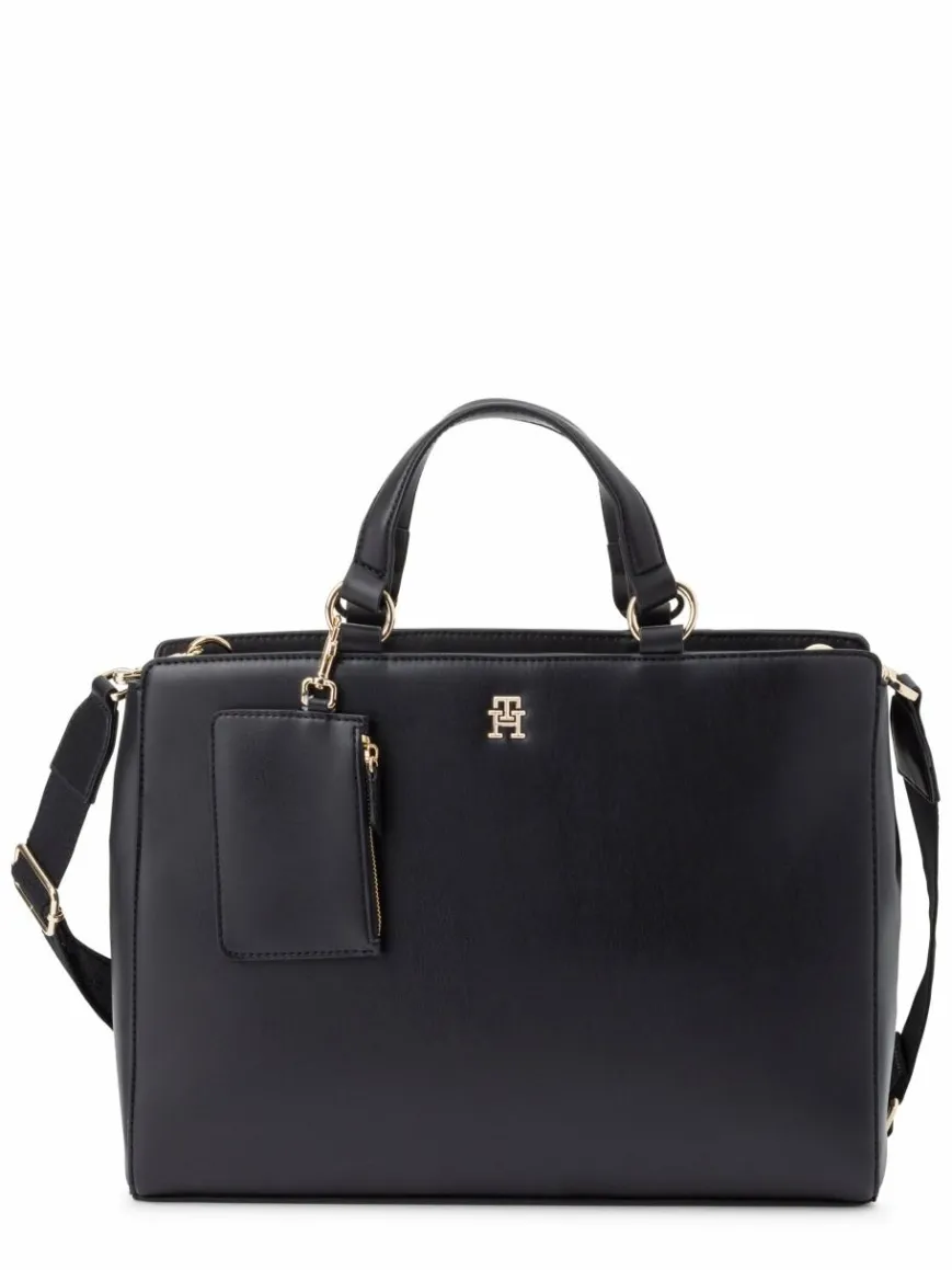 Tommy Hilfiger Taschen & Rucksäcke*Damen Shopper schwarz uni