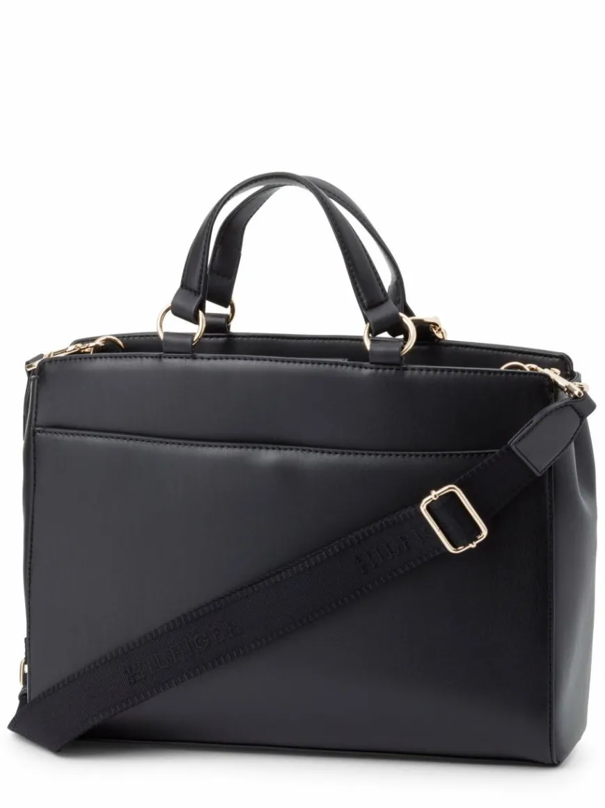 Tommy Hilfiger Taschen & Rucksäcke*Damen Shopper schwarz uni