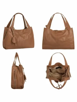 Cluty Taschen & Rucksäcke*Damen Shopper cognac uni