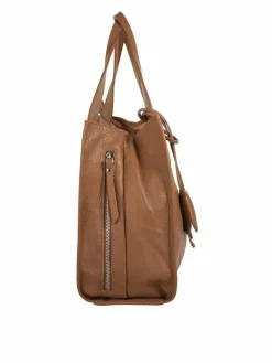 Cluty Taschen & Rucksäcke*Damen Shopper cognac uni