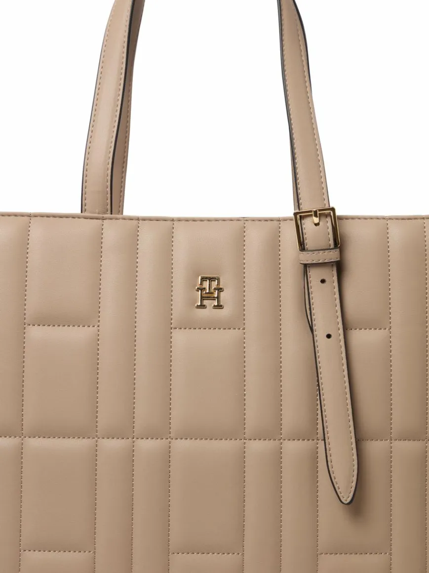 Tommy Hilfiger Taschen & Rucksäcke*Damen Shopper taupe uni