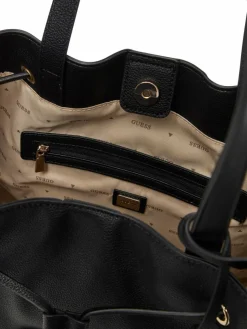 GUESS Taschen & Rucksäcke*Damen Shopper - Calebra schwarz uni