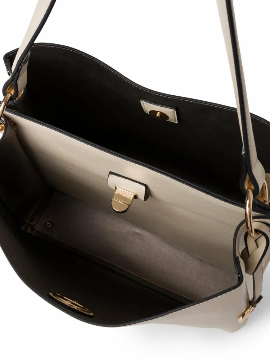 L.Credi Taschen & Rucksäcke*Damen Shopper - Filippa ecru uni