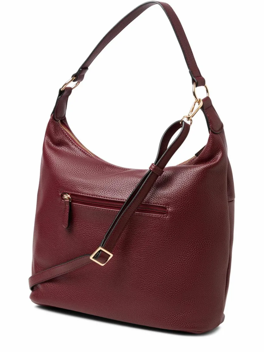 L.Credi Taschen & Rucksäcke*Damen Shopper - Maite bordeaux uni