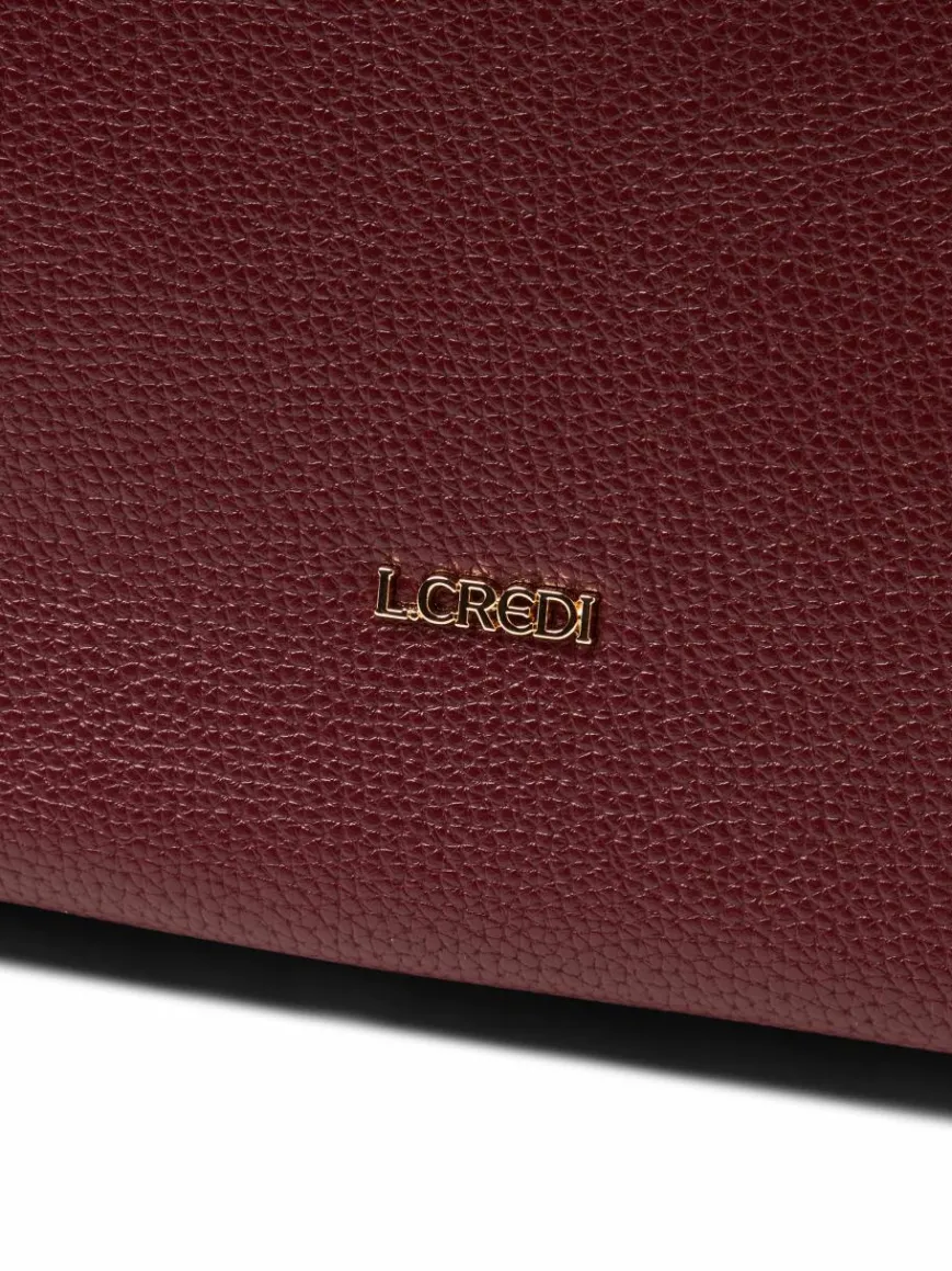 L.Credi Taschen & Rucksäcke*Damen Shopper - Maite bordeaux uni