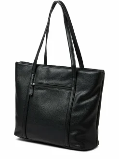 L.Credi Taschen & Rucksäcke*Damen Shopper - Merle schwarz uni