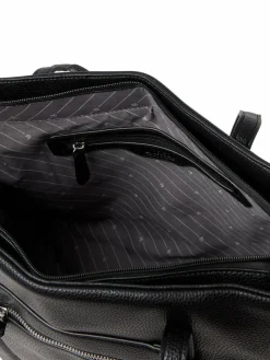 L.Credi Taschen & Rucksäcke*Damen Shopper - Merle schwarz uni