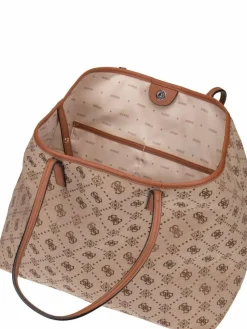 GUESS Taschen & Rucksäcke*Damen Shopper - Neda Large 2 in 1 TO 54240 Logo braun uni