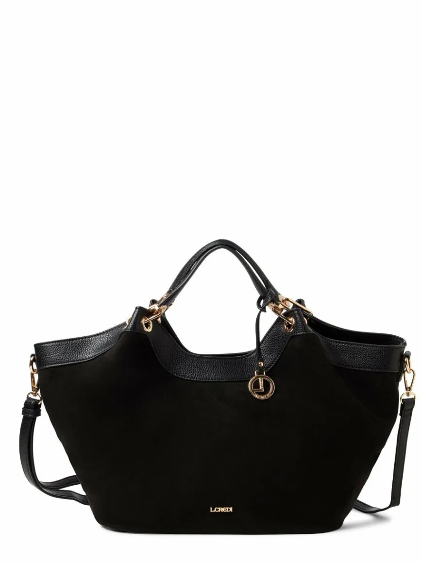 L.Credi Taschen & Rucksäcke*Damen Shopper - Pheline schwarz uni