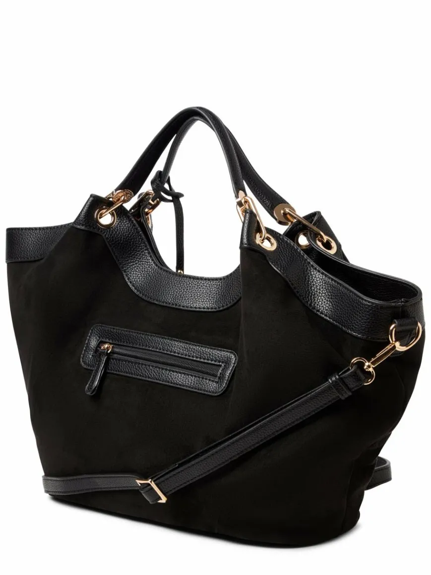 L.Credi Taschen & Rucksäcke*Damen Shopper - Pheline schwarz uni