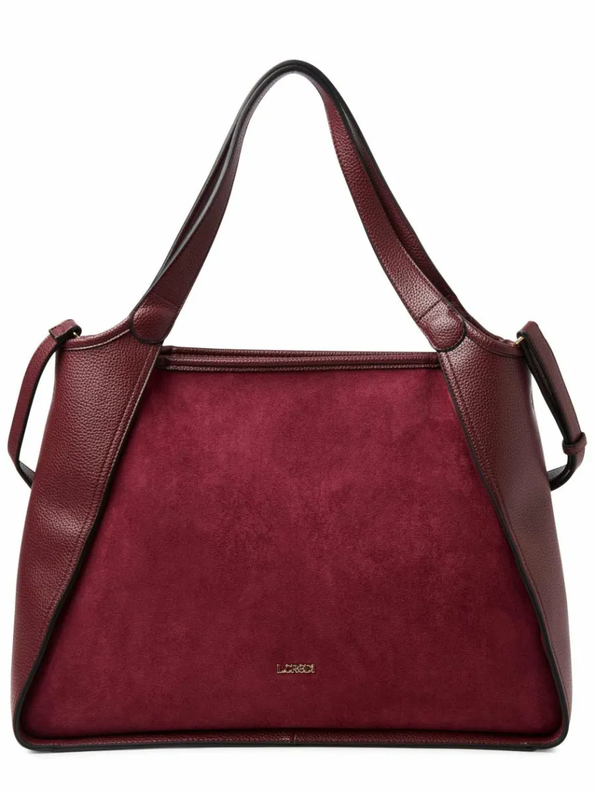 L.Credi Taschen & Rucksäcke*Damen Shopper - Pheline bordeaux uni