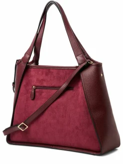 L.Credi Taschen & Rucksäcke*Damen Shopper - Pheline bordeaux uni