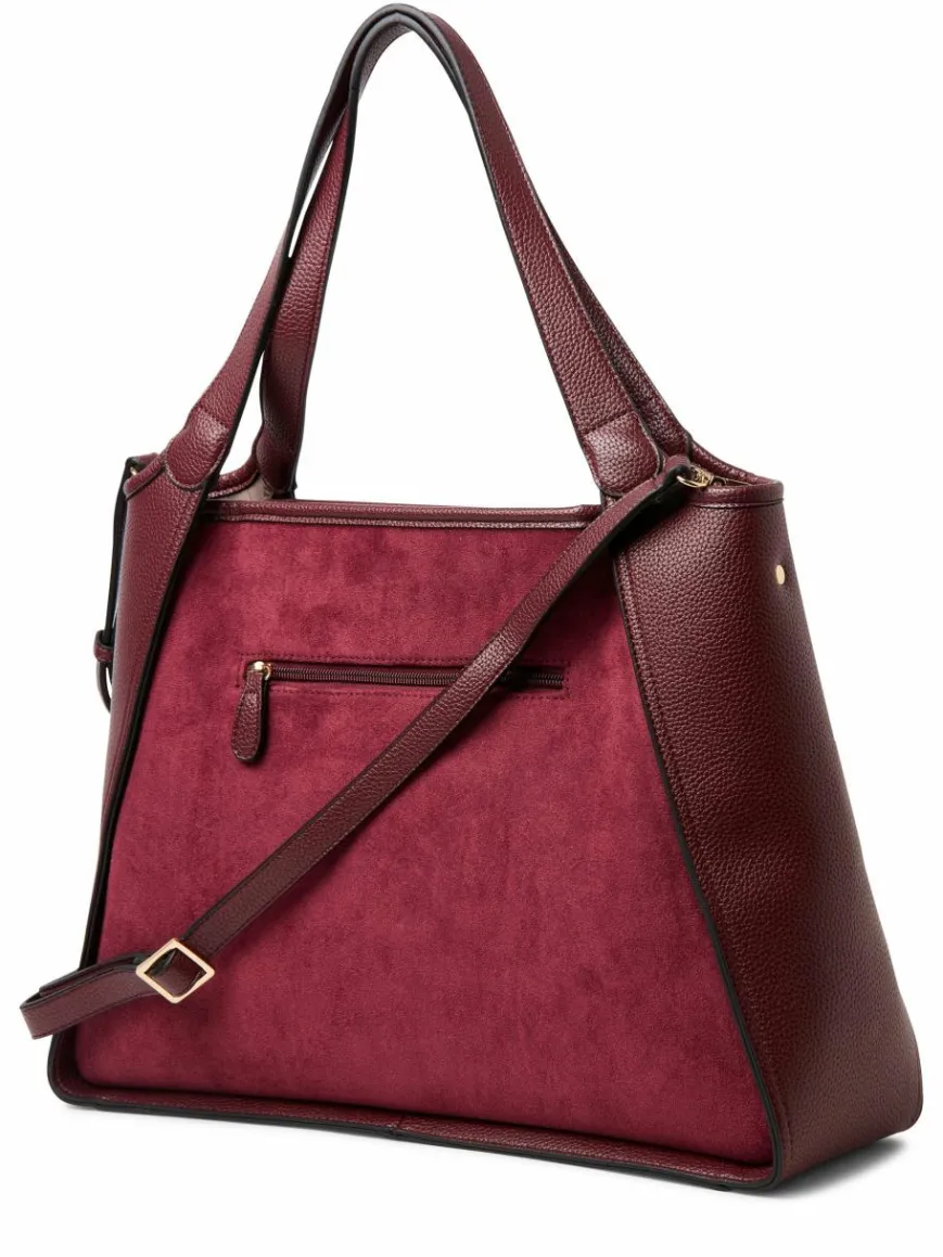 L.Credi Taschen & Rucksäcke*Damen Shopper - Pheline bordeaux uni