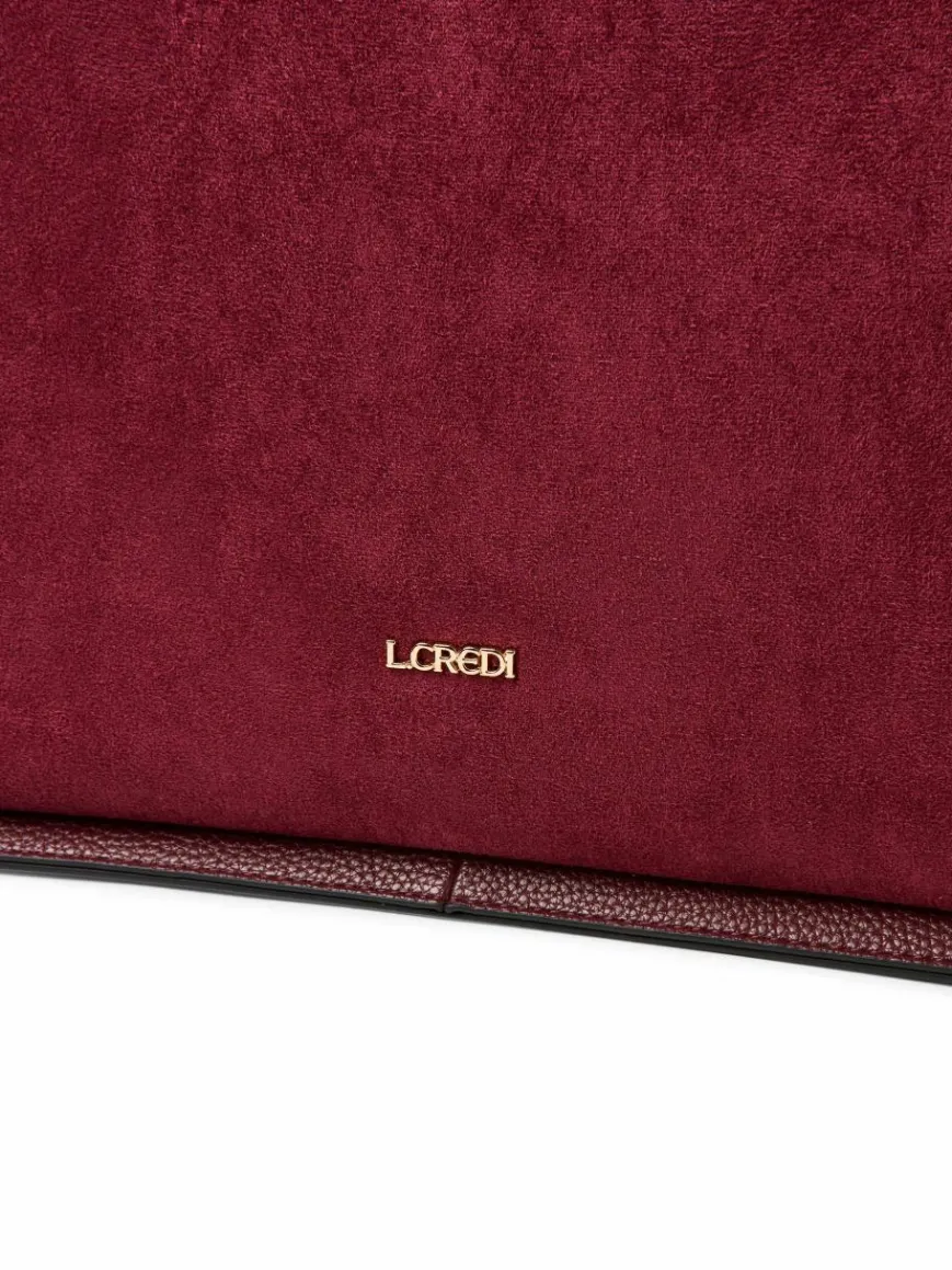L.Credi Taschen & Rucksäcke*Damen Shopper - Pheline bordeaux uni