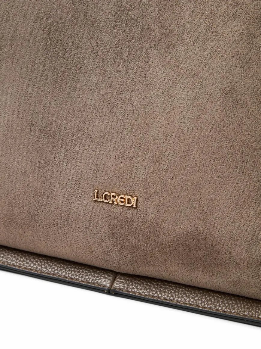 L.Credi Taschen & Rucksäcke*Damen Shopper - Pheline taupe uni