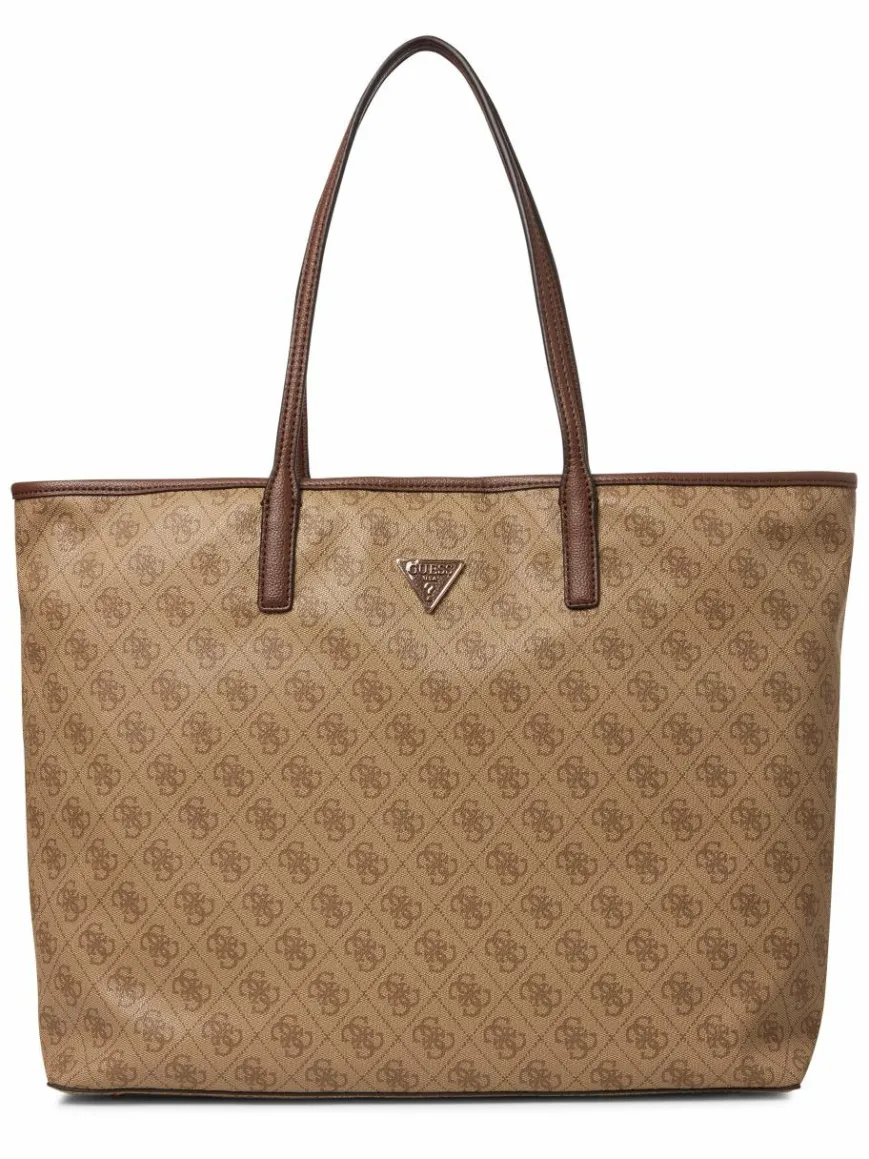 GUESS Taschen & Rucksäcke*Damen Shopper - Victtoria taupe gemustert