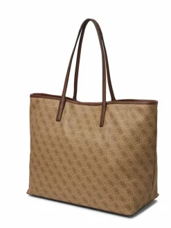GUESS Taschen & Rucksäcke*Damen Shopper - Victtoria taupe gemustert