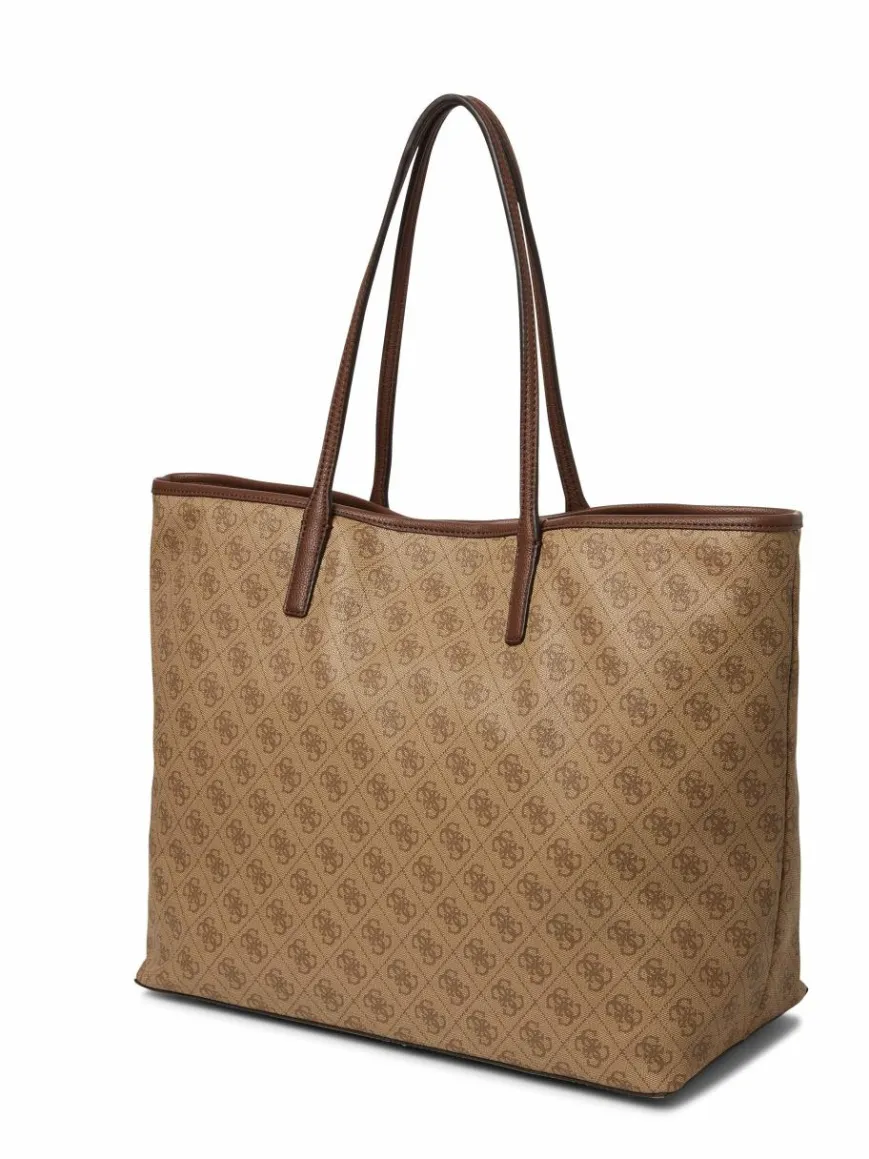 GUESS Taschen & Rucksäcke*Damen Shopper - Victtoria taupe gemustert