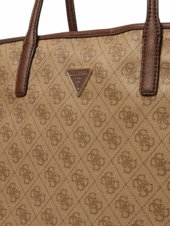 GUESS Taschen & Rucksäcke*Damen Shopper - Victtoria taupe gemustert