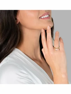 Glanzstücke München Schmuck*Damen Silberring - Herz gold uni