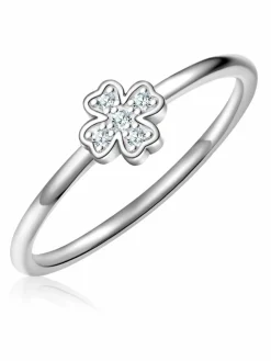 Glanzstücke München Schmuck*Damen Silberring - Kleeblatt silber uni