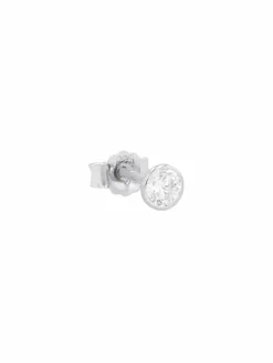 amor Schmuck*Damen Single Ohrstecker silber uni