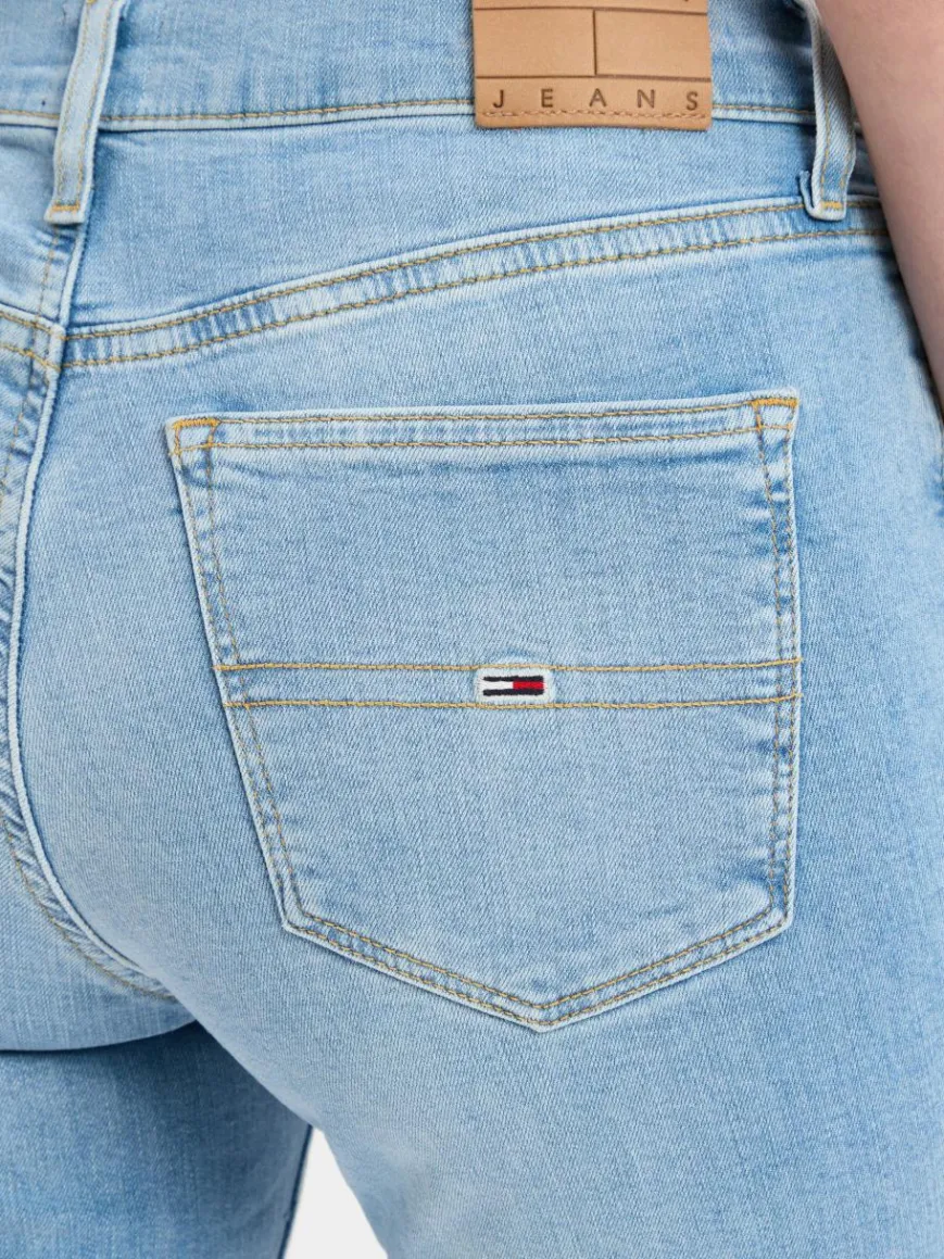 Tommy Jeans Jeans*Damen Skinny-Jeans - Nora light stone uni