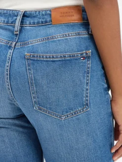 Tommy Hilfiger Hosen|Jeans*Damen Slim Fit Jeans medium stone uni