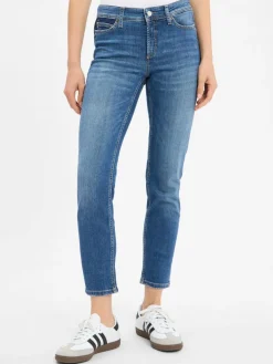 Cambio Hosen|Jeans*Damen Slim Fit Jeans - Piper medium stone uni
