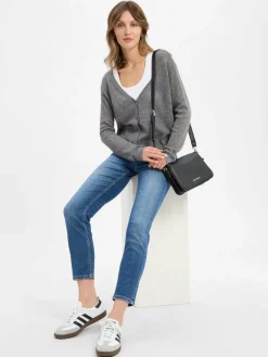 Cambio Hosen|Jeans*Damen Slim Fit Jeans - Piper medium stone uni