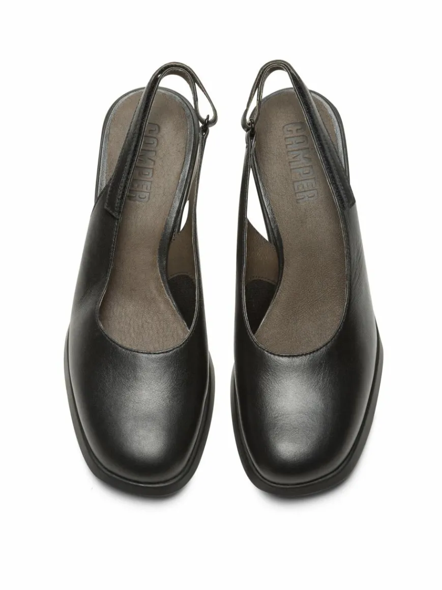 Camper Pumps*Damen Slingpumps - Meda schwarz uni