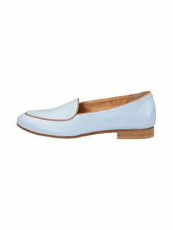 Lloyd Slipper*Damen Slipper blau uni