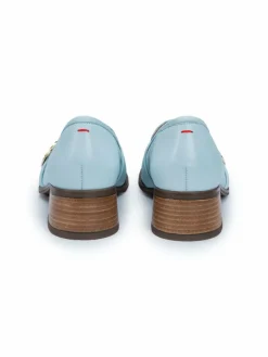 Lloyd Slipper*Damen Slipper blau uni