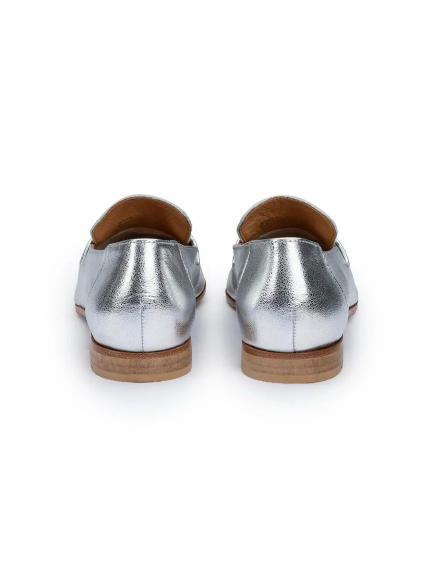 Lloyd Slipper*Damen Slipper silber uni