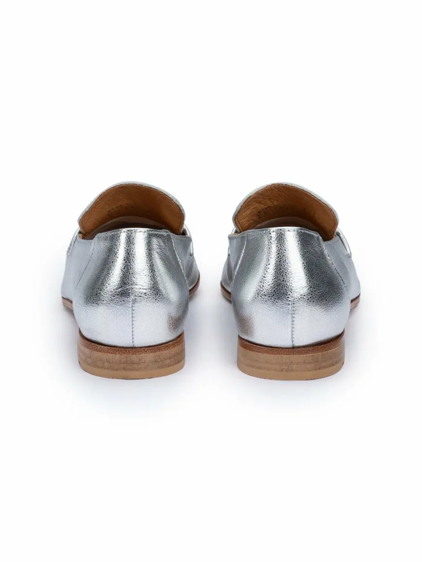 Lloyd Slipper*Damen Slipper silber uni