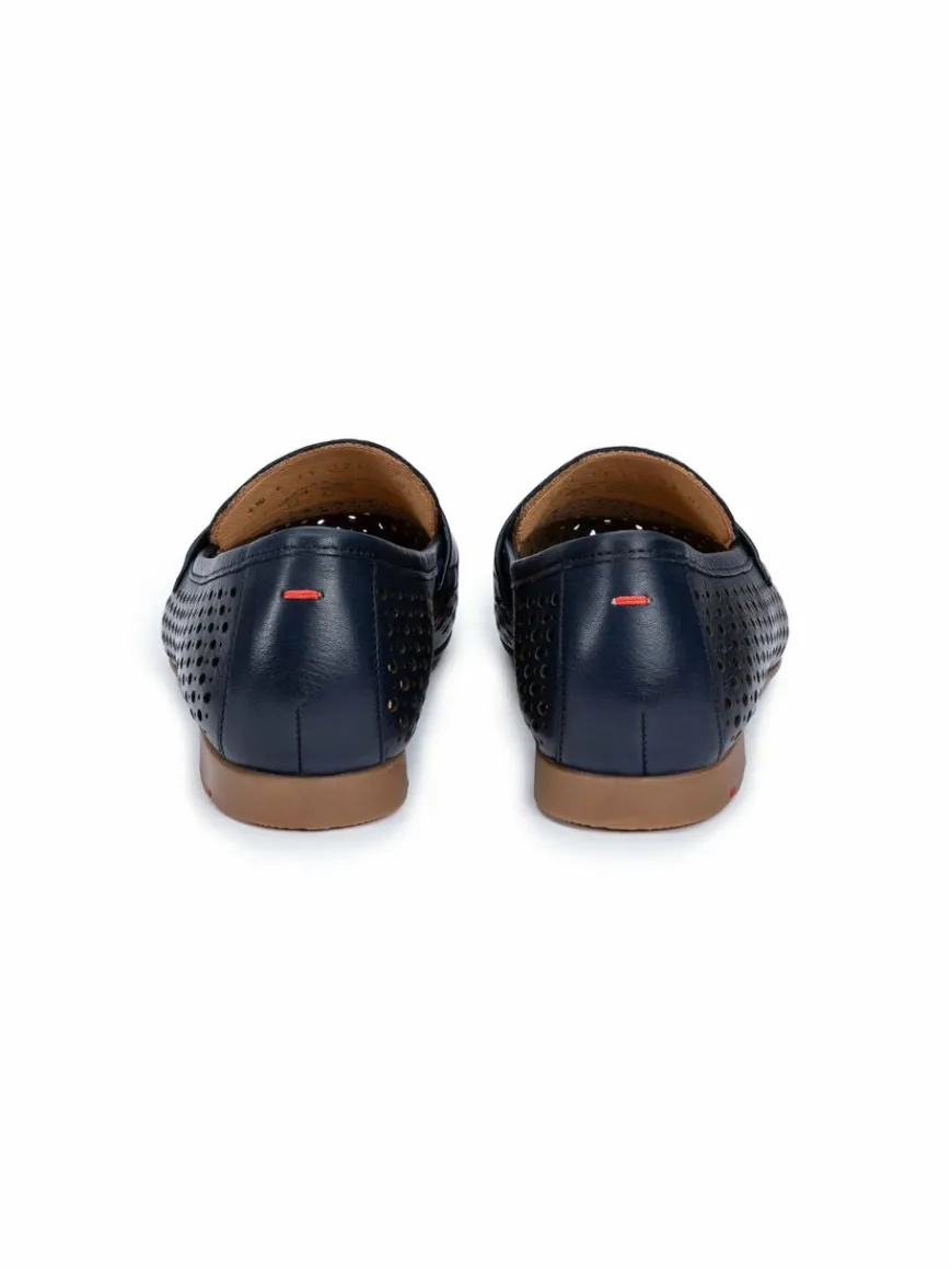 Lloyd Ballerinas*Damen Slipper blau uni