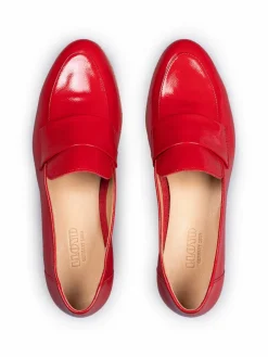 Lloyd Slipper*Damen Slipper rot uni